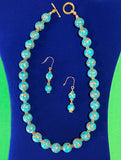 Mosaic Turquoise Necklace Set. #23009