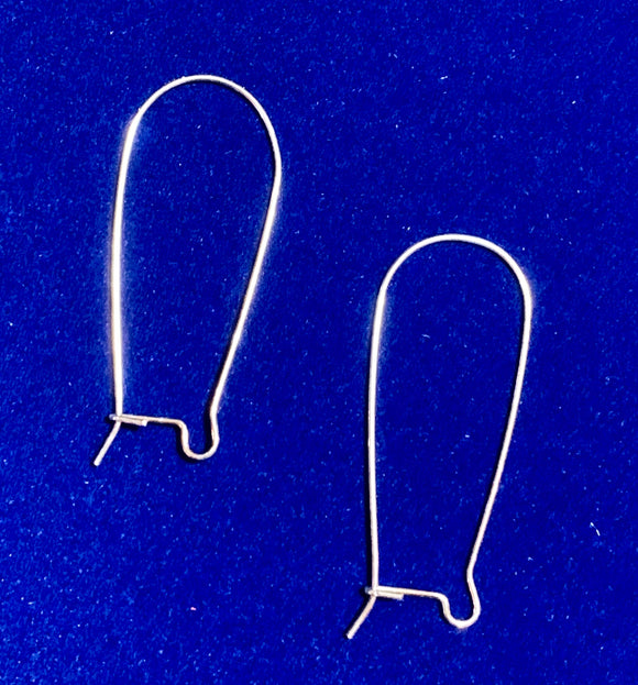 Sterling Silver Earwires (for Interchangeable earring system)  #14185