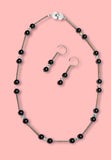 Swarovski Crystal Pearl Necklace Set  #22031