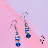 Colorful Glass Earrings #22016