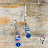 Colorful Glass Earrings #22016