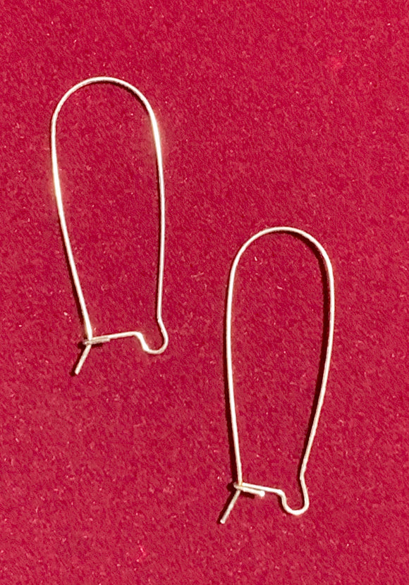 Sterling Silver Earwires (for Interchangeable earring system)  #14184