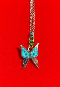 Steel Butterfly on 18" Steel Chain  # 19041