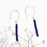 Blue Crystal Earrings.  #21052