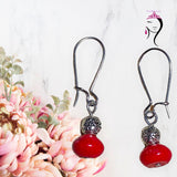 Coral Earrings  #14259