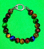 Rainbow Tiger Eye Bracelet #22046