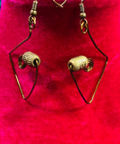 Brass Earrings #21018